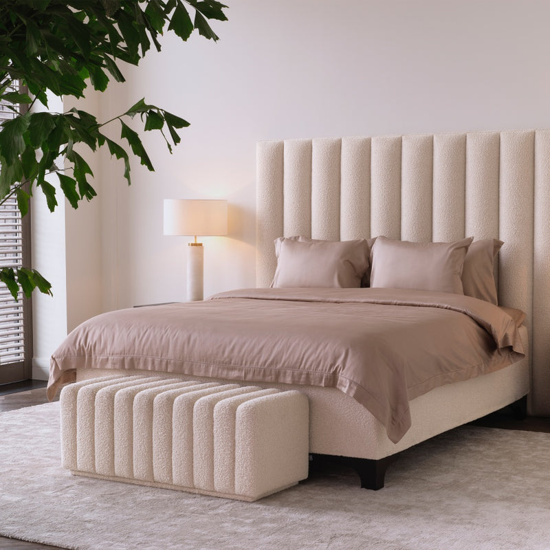 bench eichholtz bente bouclé cream