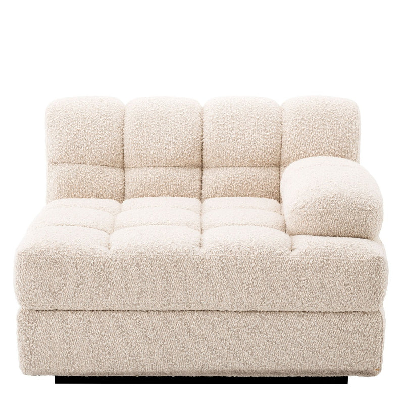 Sofa Eichholtz Dean right Bouclé cream