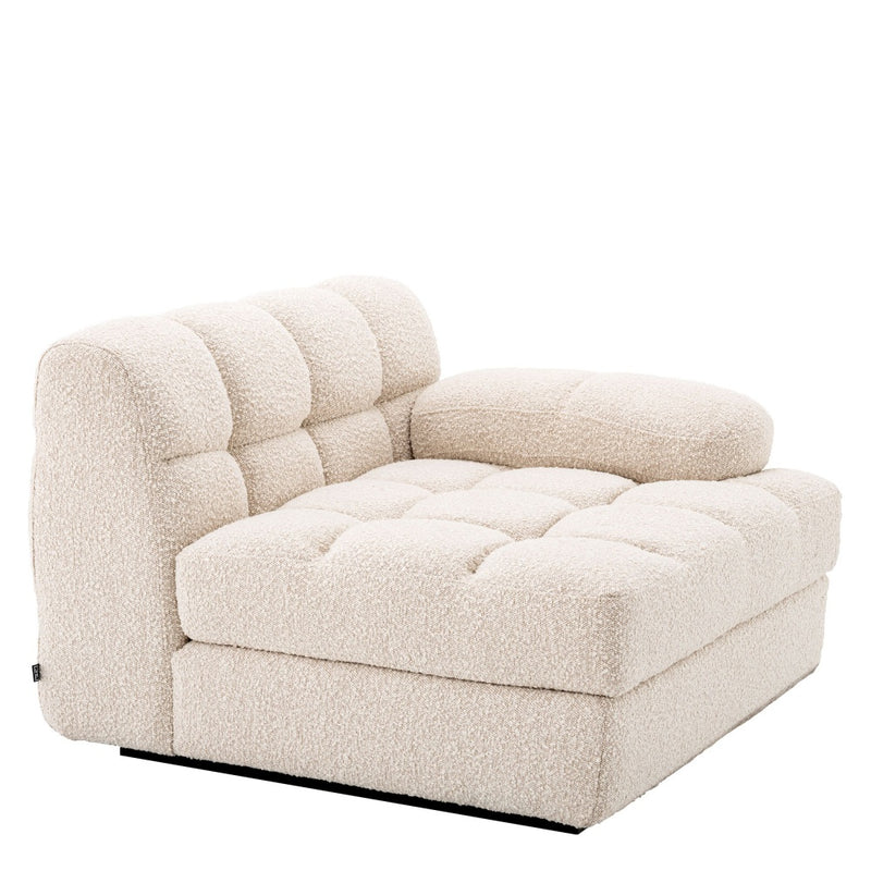 Sofa Eichholtz Dean right Bouclé cream