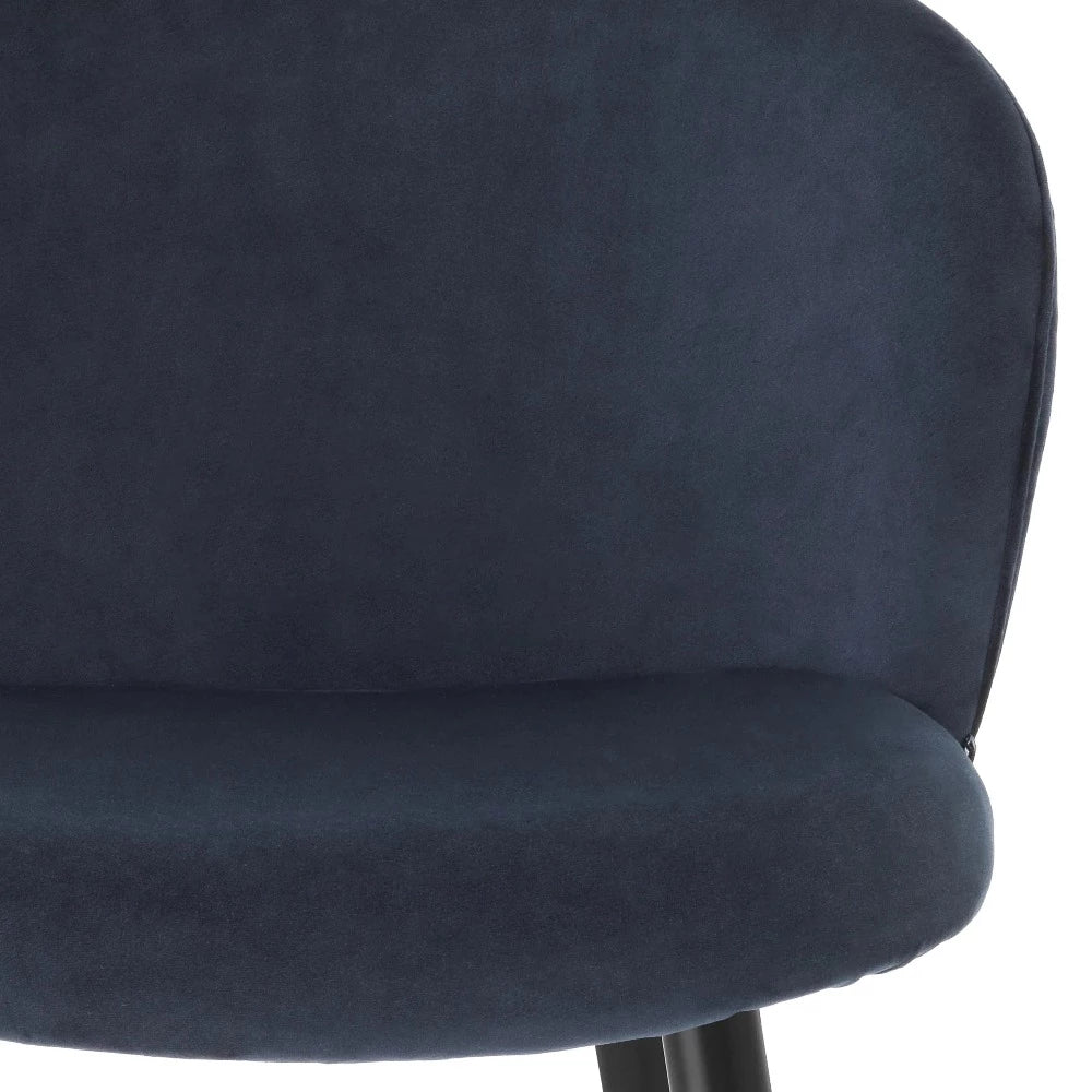 counter stool aanrechtstoel volante eichholtz velvet dark green donkerblauw