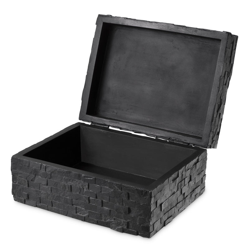 box opbergbox doos eichholtz meteora zwart