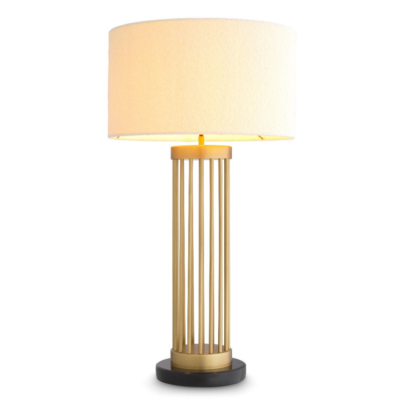 table lamp tafellamp eichholtz condo goud boucle