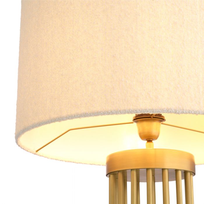 table lamp tafellamp eichholtz condo goud boucle