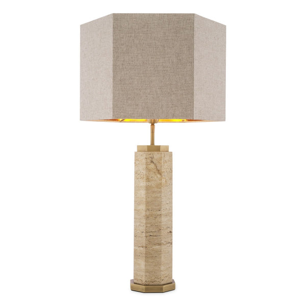 Table Lamp Eichholtz Newman Travertine