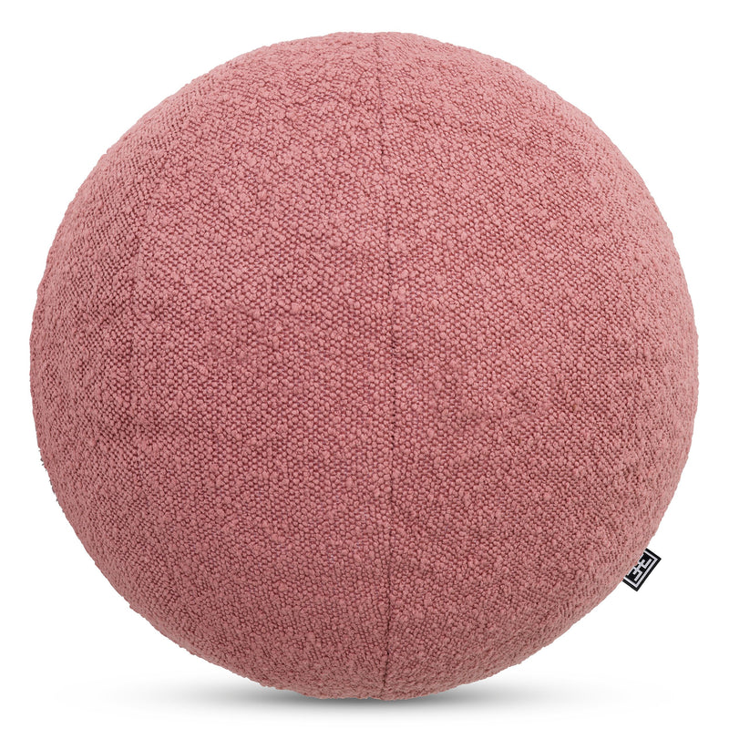 Cushion Eichholtz Palla ball Bouclé rose L