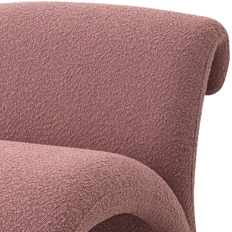 Chair Eichholtz Vignola Bouclé rose