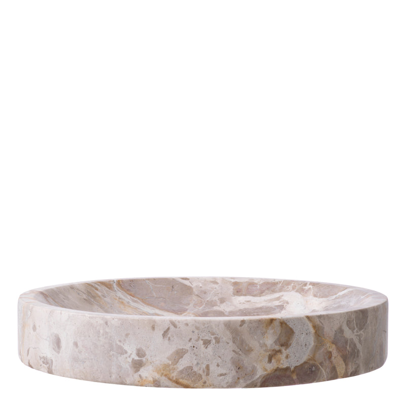 Bowl Eichholtz Moca Brown marble