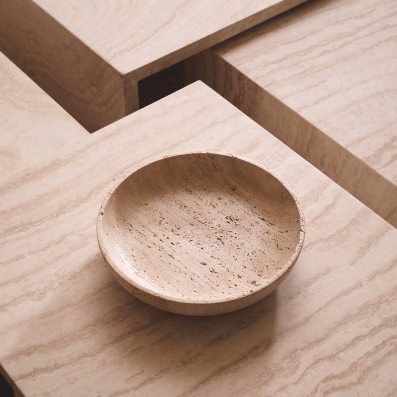 Bowl Eichholtz Revolt Travertine