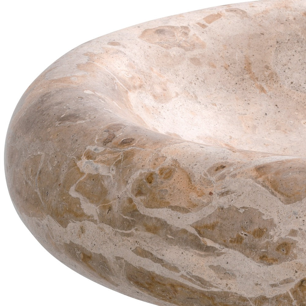bowl eichholtz lizz S en L brown marble marmer