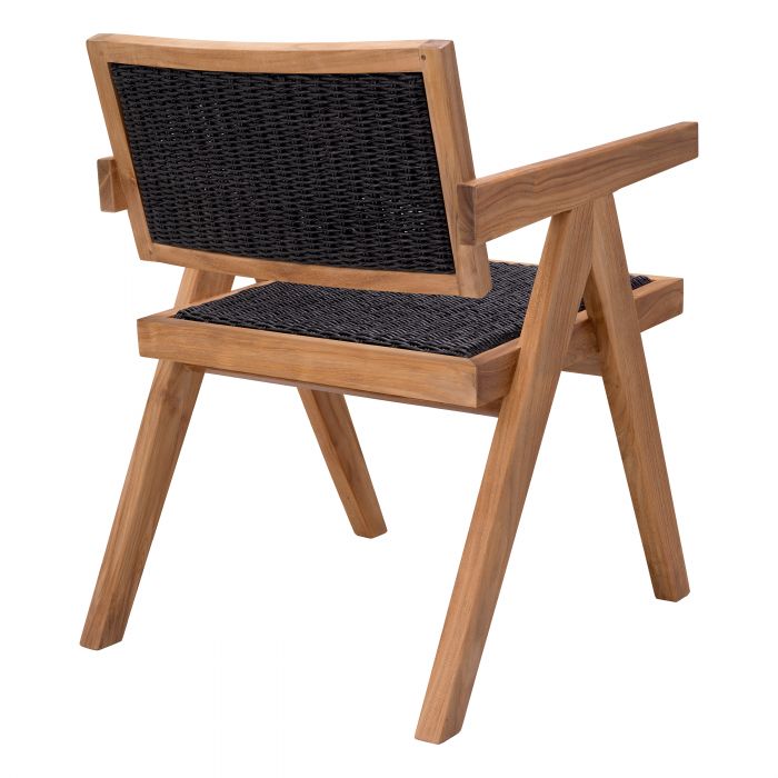 Outdoor dining chair Eichholtz Kristo black