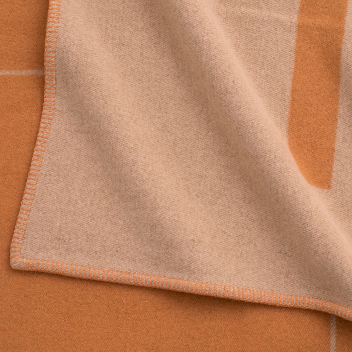 plaid eichholtz cashmere rhoda orange