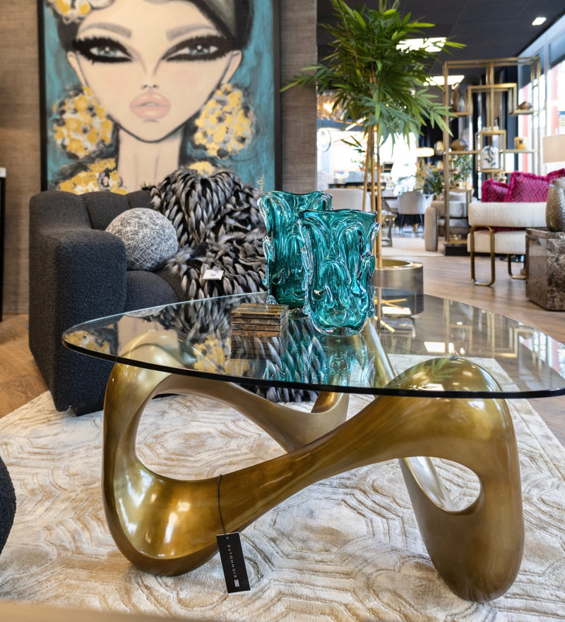 Coffee table Eichholtz Aventura Goudkleurig