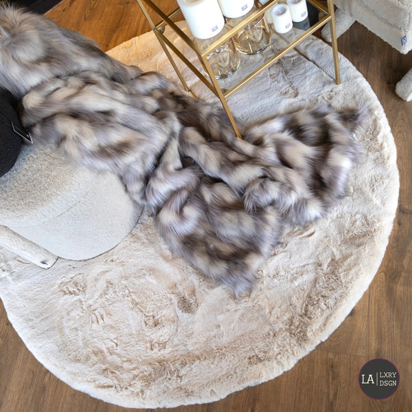 Vloerkleed Rabbit Round 160 Creme