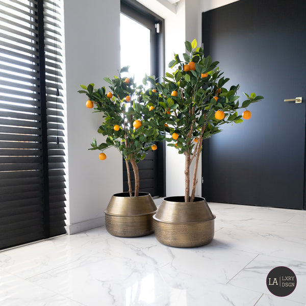 Luxury artificial plant Orange 120 cm