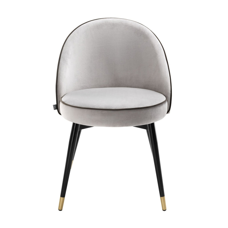Dining chair Eichholtz cooper set of 2 light grey