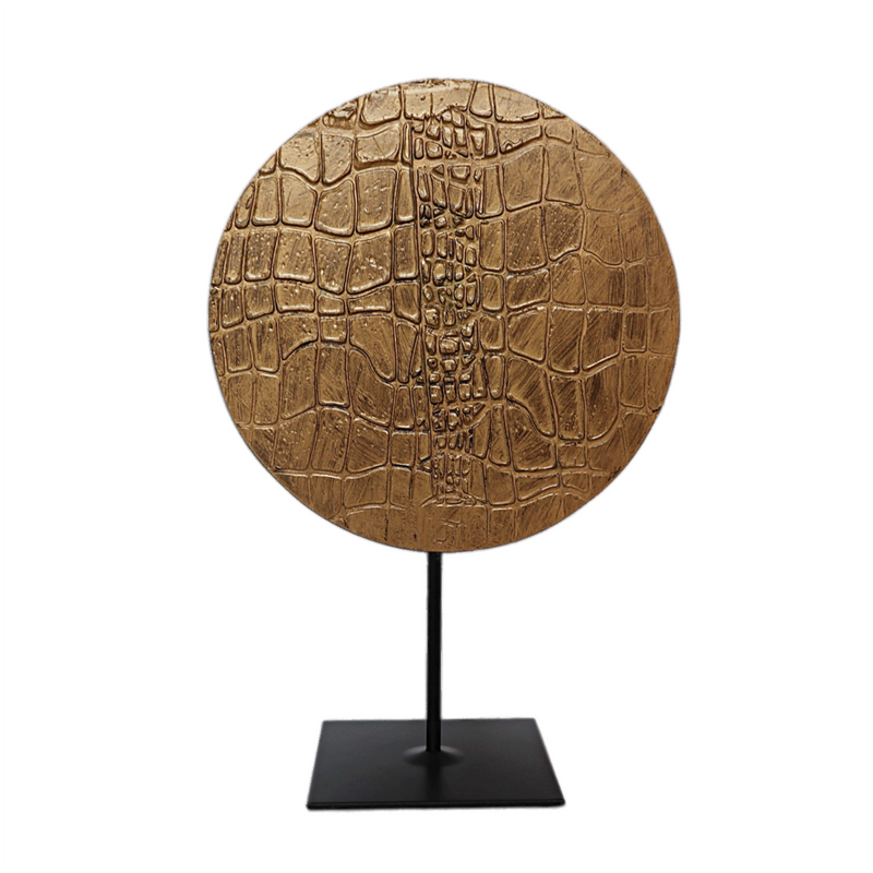Luxe ornament Double croco Gold