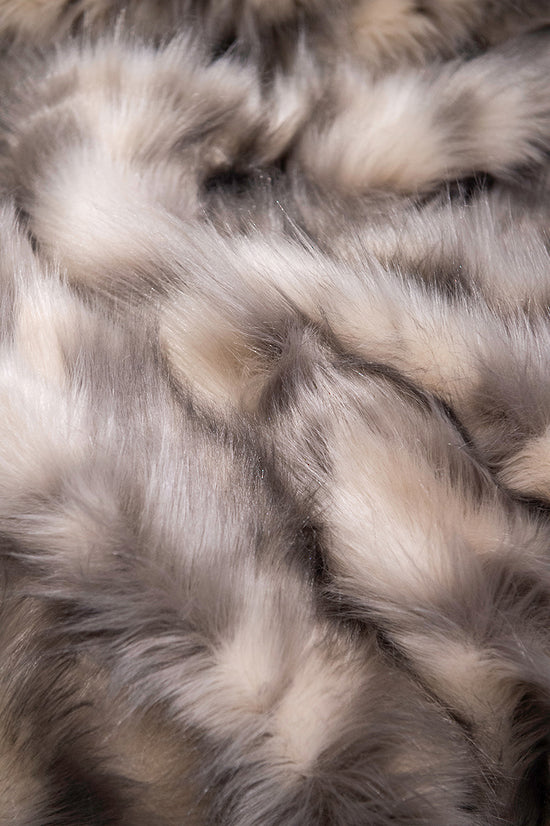 Plaid Heirloom faux fur Mauntain Hare 180x150