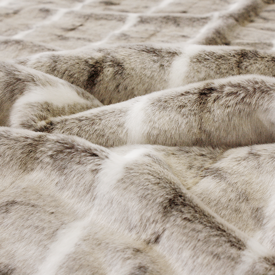 Plaid Heirloom faux fur mauntain Rabbit 180x150