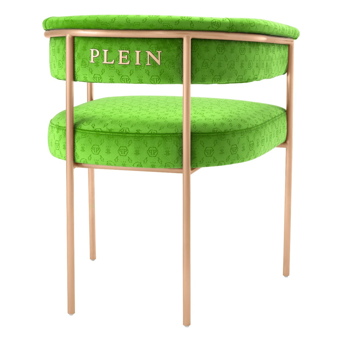 dining chair eetkamerstoel stoel philipp plein monogram green