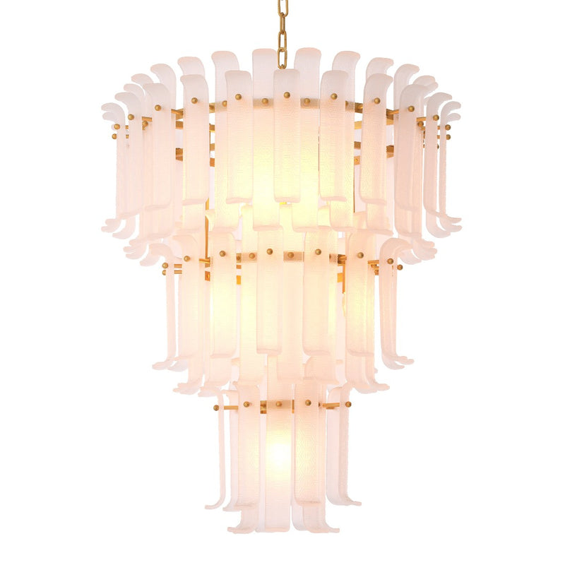 chandelier kandelaar eichholtz philipp plein rodeo drive L frosted logo glas