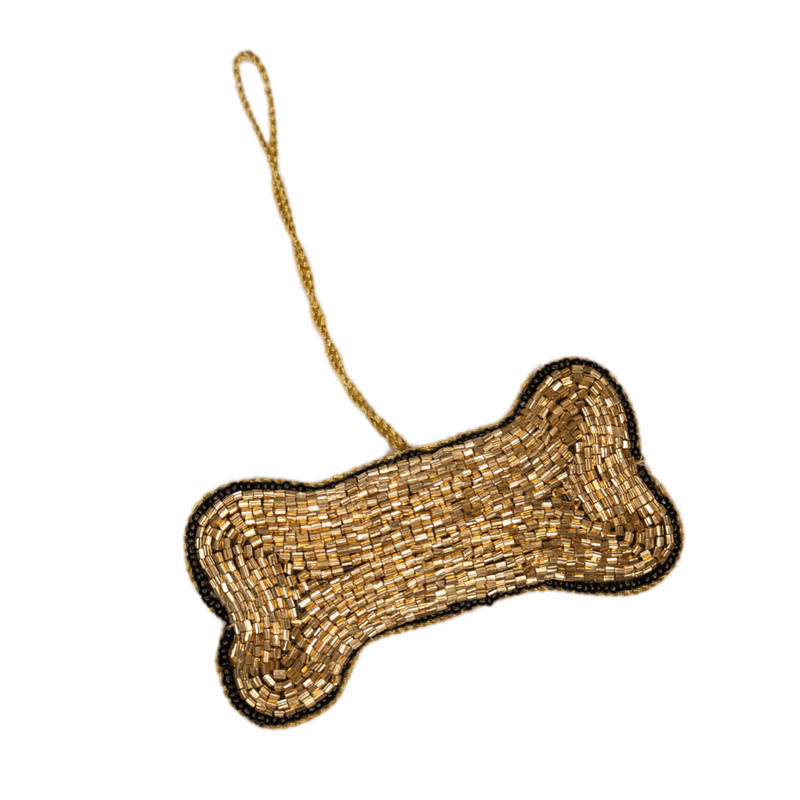 Kersthanger Dog Bone Beads