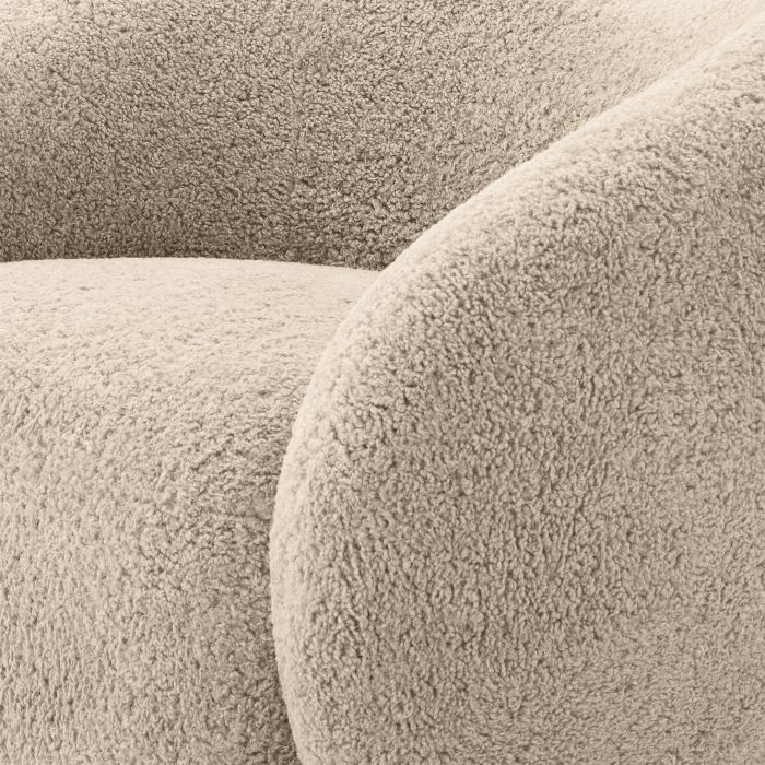 Swivel chair Eichholtz Diego Canberra sand