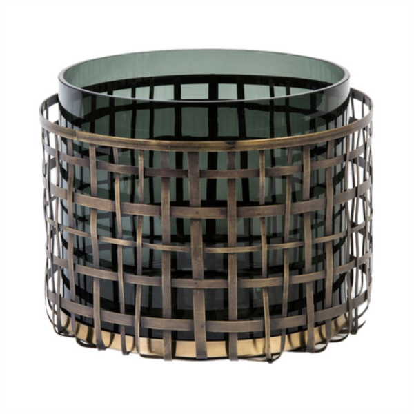 Laternenleiste Korb Hurricane Grey XL